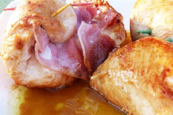 Involtini Di Pollo - Ham and Cheese Stuffed Chicken Rolls