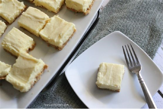 Creamy Lime Pie Square Bites