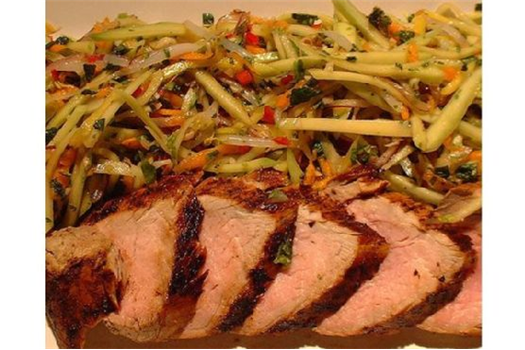 Ginger Grilled Pork Tenderloin