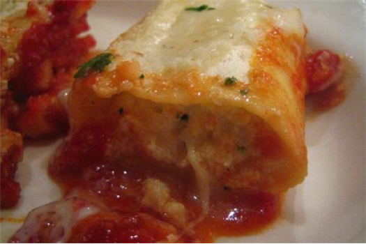 Baked Cheese Manicotti