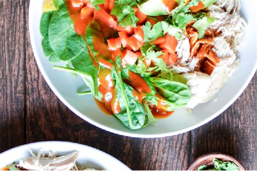 Thai Chopped Chicken Salad Quinoa Bowls