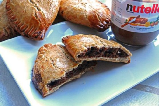 Nutella frangipane empanadas