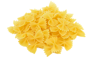 cooked farfalle tonde