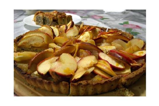 Apricot Glazed Apple Tart