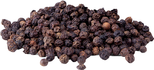 black peppercorns