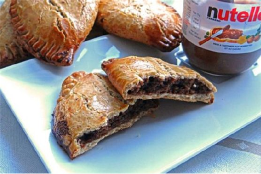 Nutella frangipane empanadas