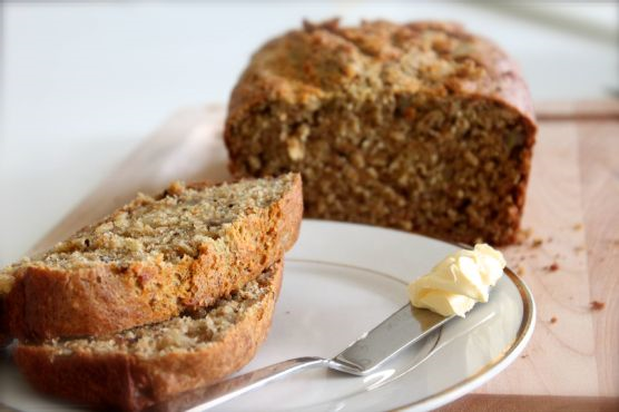 Whole Wheat Banana Bread with Walnuts