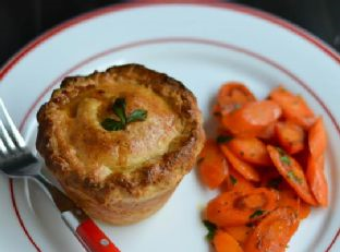 Beef Pot Pies with Irish Cheddar Crust