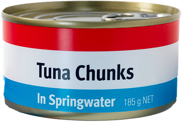 tuna packed in water