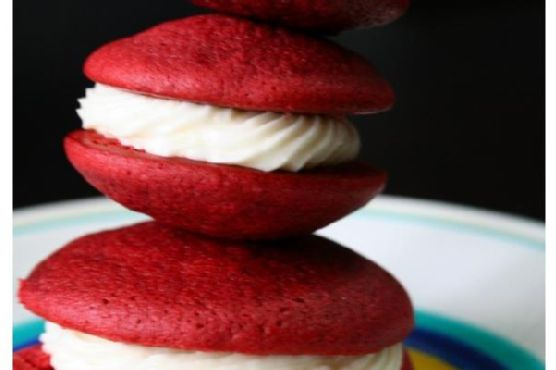 Mini Red Velvet Whoopie Pies