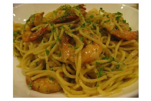 Lemon Pasta With Shrimp