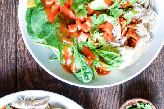 Thai Chopped Chicken Salad Quinoa Bowls