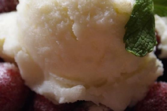 Lemon & Olive Oil Sorbet