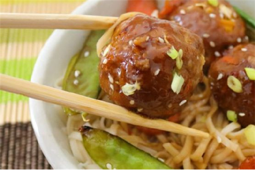 Easy Asian Sweet Chili Chicken Meatballs