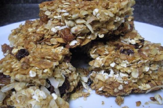 Orange Ginger Granola Bars