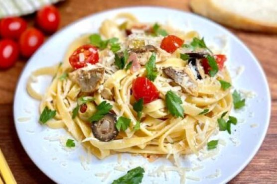 Spanish Sardines Pasta