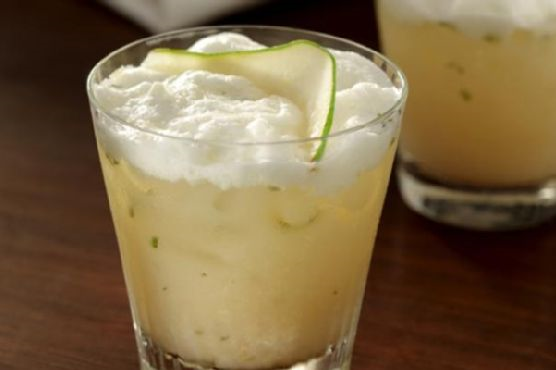 Pear Cardamom Flip Cocktail