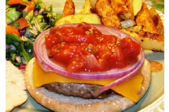 Chipotle-Salsa Burger