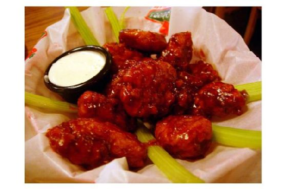 Boneless Buffalo Chicken Appetizers